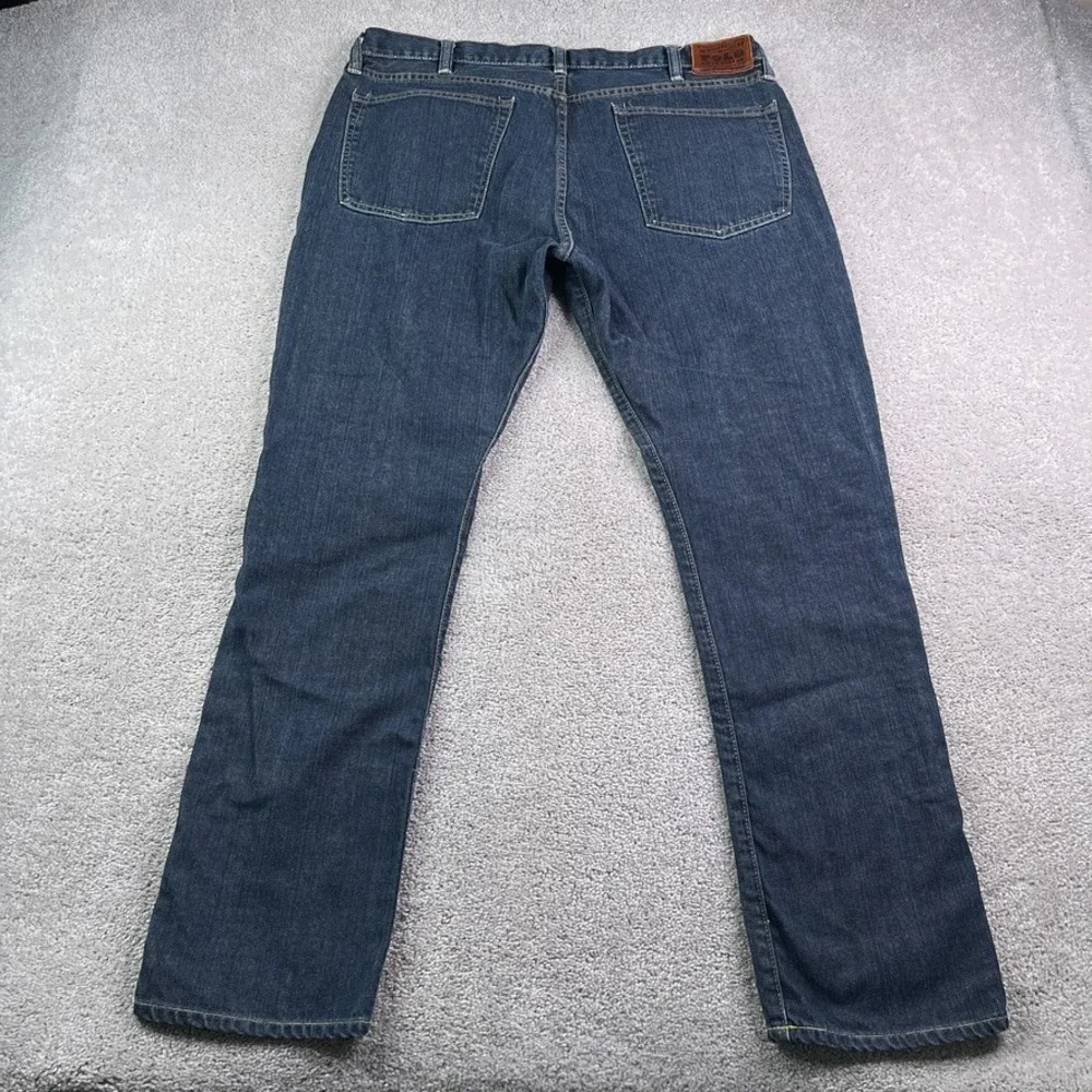 Polo Ralph Lauren Jeans Mens 40x32 Blue Slim Fit 381 Dark Wash Cotton Denim